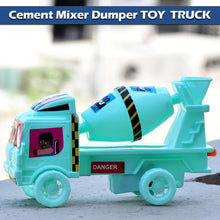 4454 Big Size Heavy Duty Rotating Cement Mixer Dumper Truck Toys for Kids Toddlers Boys and Girls - Construction Toy Friction Vehicle Toy DeoDap